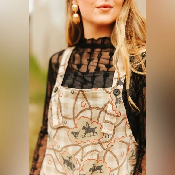 Reata Romper - Gingham - Picture 3 of 6